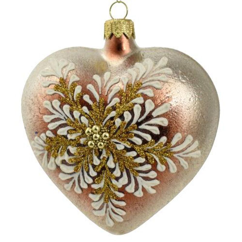 Szklo-Dekor Heart W. Snowflake image number 0